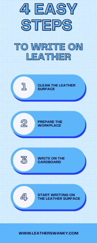 4 ways to write on leather
