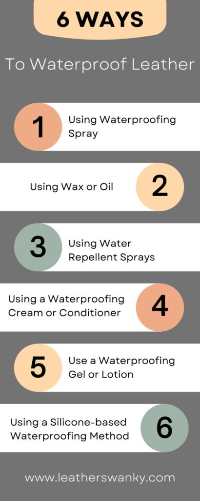 6 Ways To Waterproof Leather