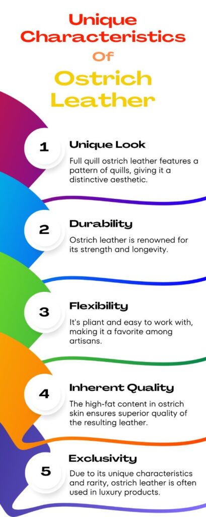 Unique Characteristics of Ostrich Leather